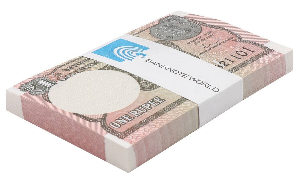 India 1 Rupee, 2017, P-117c, UNC X 100 PCS Bundle Pack