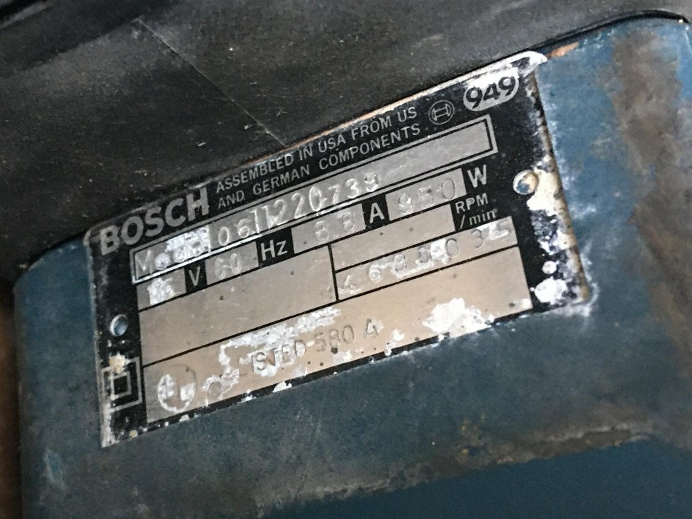 BOSCH 11220EVS Rotary Hammer Drill demolition