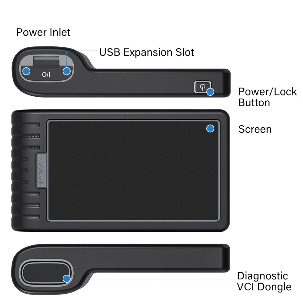 TOPDON ArtiDiag800BT OBD2 Scanner Code Reader Diagnostic Tool IMMO TPMS Kit