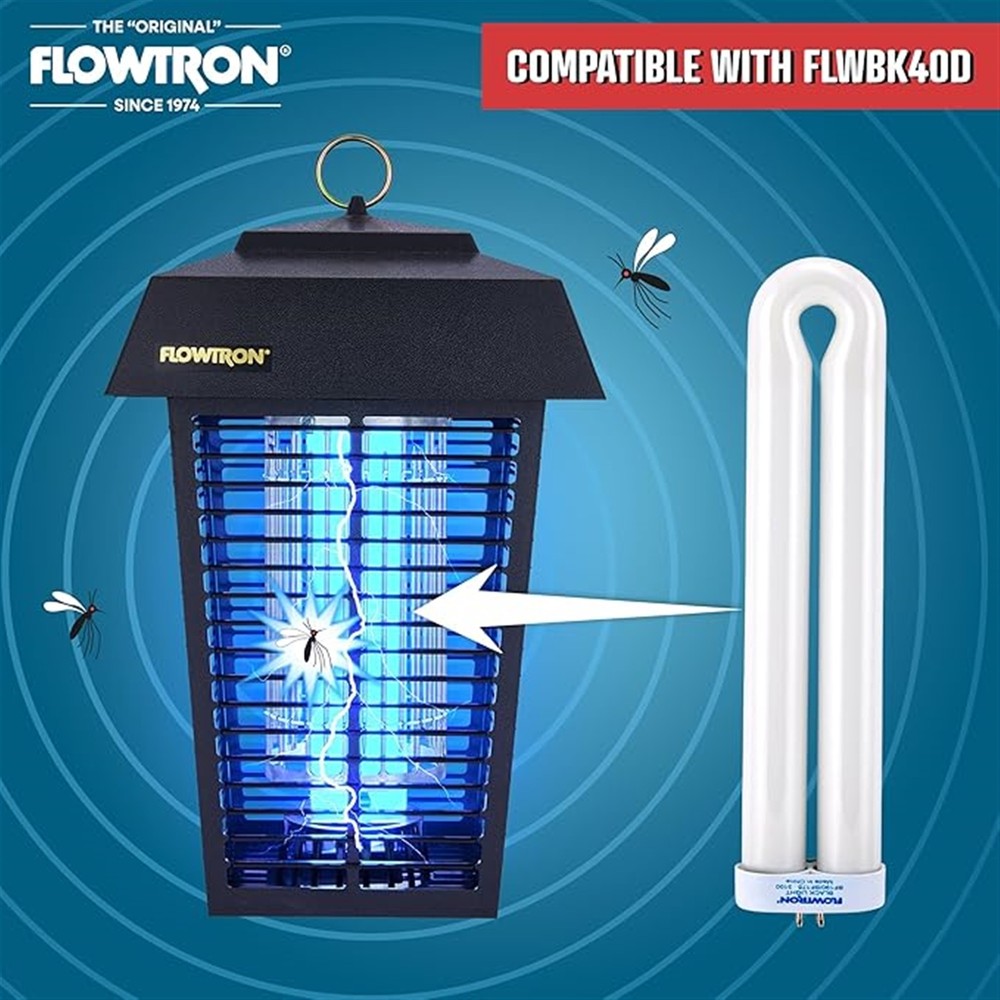 Flowtron BF-190, 40W Replacement UV Bulb (1-Pack) for BK-40 Bug Zapper