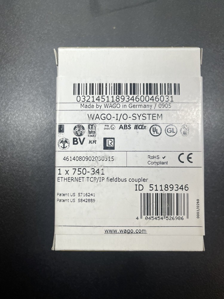 New WAGO 750-341 Fieldbus Coupler Ethernet TCP Digital & Analog Module