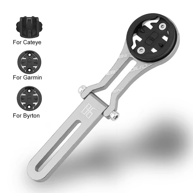 Bicycle Handlebar Computer Speedometer Mount Adjustable for Garmin/Cateye/Bryton