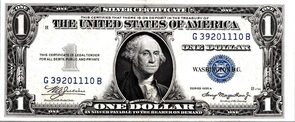 1935-A $1 Silver Certificate Fr. 1608 UNC