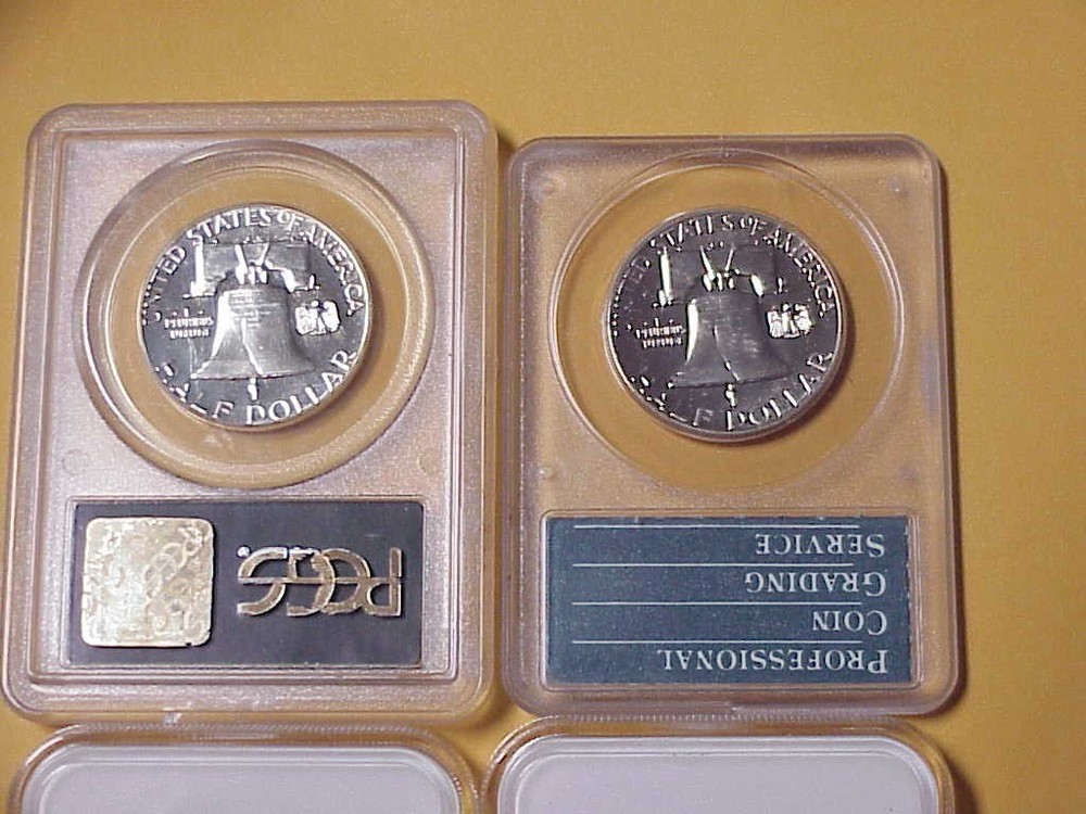 4 coins assorted pcgs and ngc 90% silver