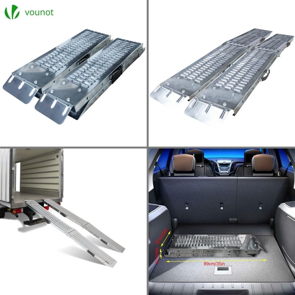 Galvanized Steel Loading Ramps 160cm – Safe and Durable for Multi-Purpose Use