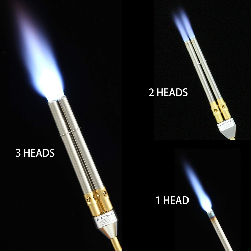 Triple Head MAPP Torch Made By Brass