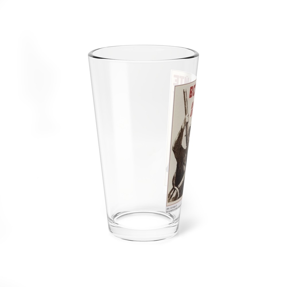 Soviet Era Poster 528 - Pint Glass 16oz