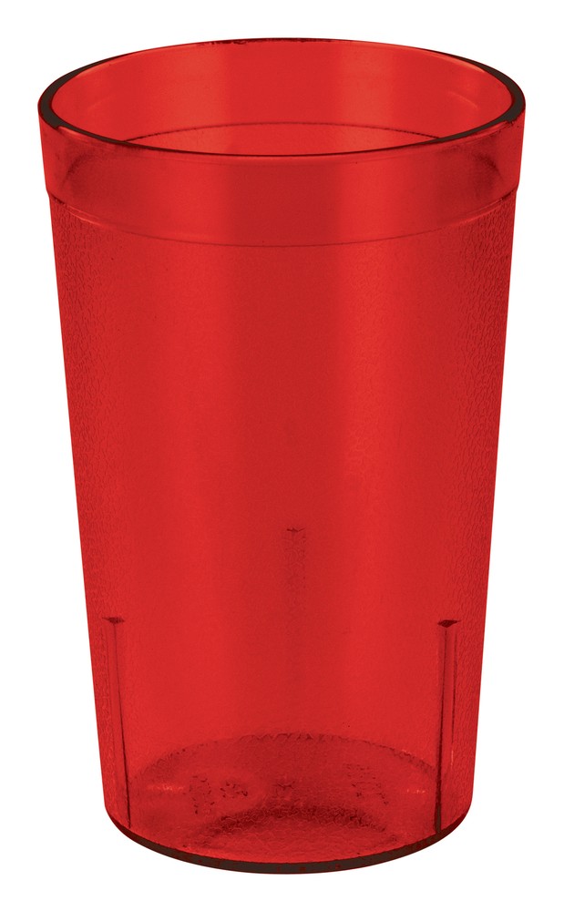 12oz Pebbled Tumblers, Red (6 Dozen)
