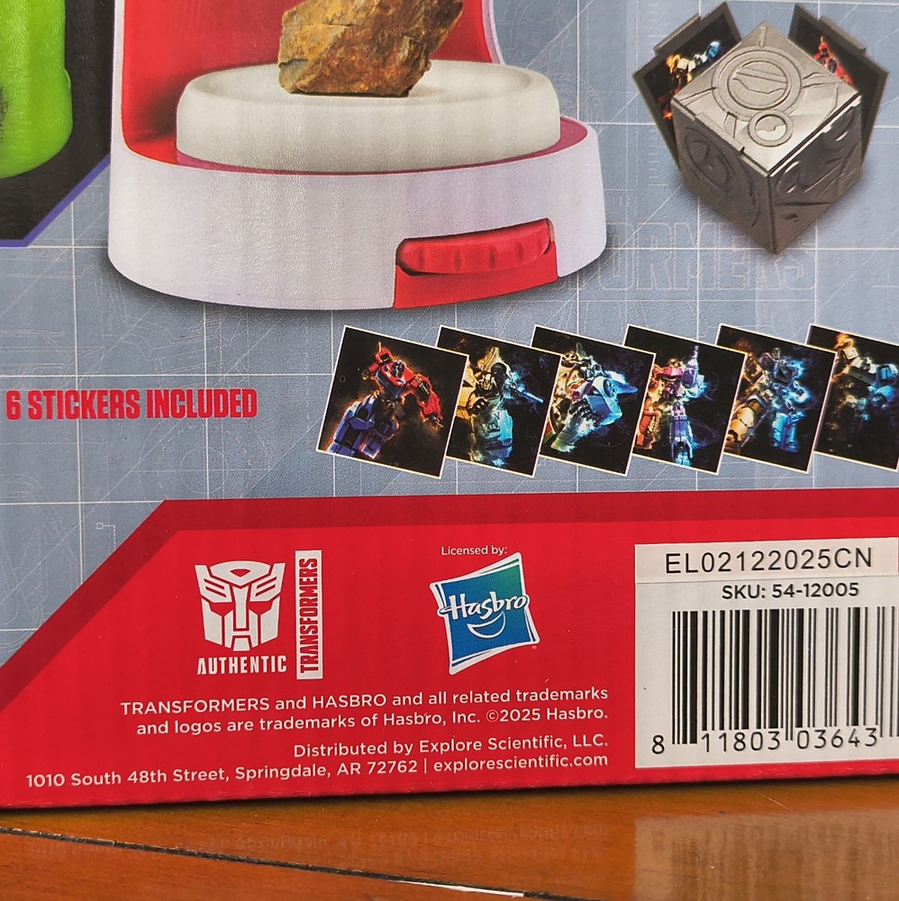 Transformers Jr. Lighted Microscope 8X Magnification New~Sealed