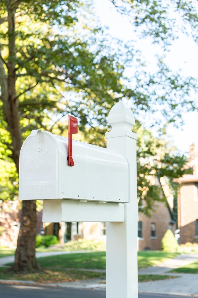 Architectural Mailboxes Whitley Plastic Mailbox Post, Compatibility Code A, B, C