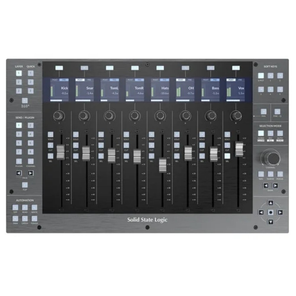 SOLID STATE LOGIC SSL DAW BUNDLE UC1, UF1, UF8 Plug-In Hardware Controller Setup
