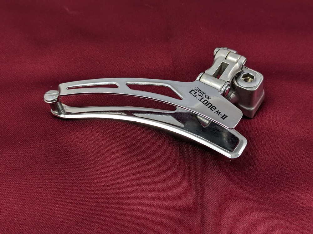 Suntour Cyclone M-II Front Derailleur Bottom Pull Double M2 NOS OPTIONS