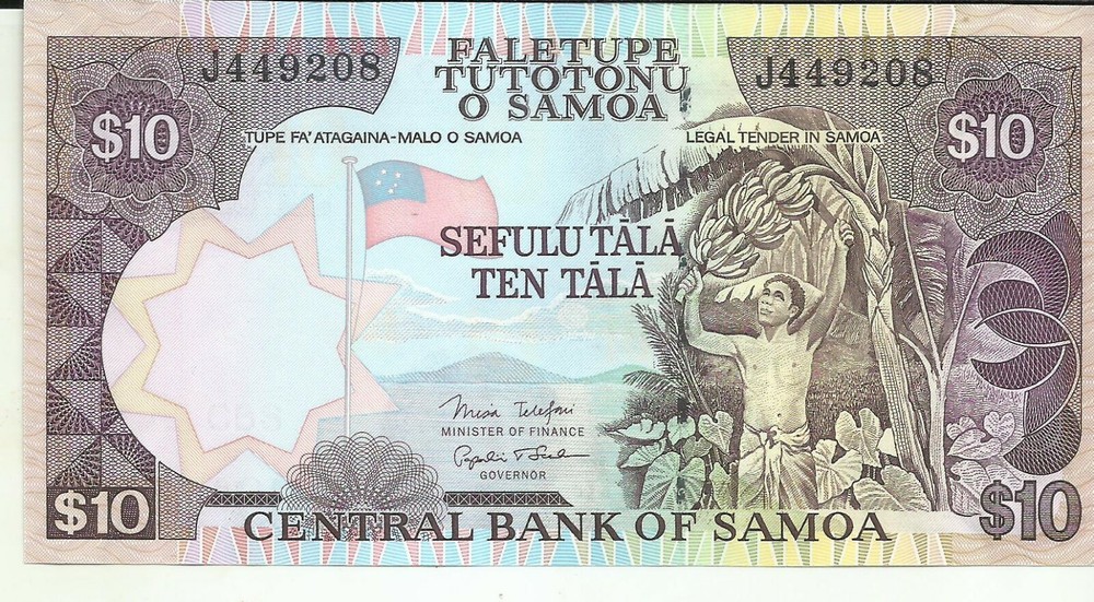 SAMOA 10 TALA 2005  P 34. UNC CONDITION. 7RW 30SET