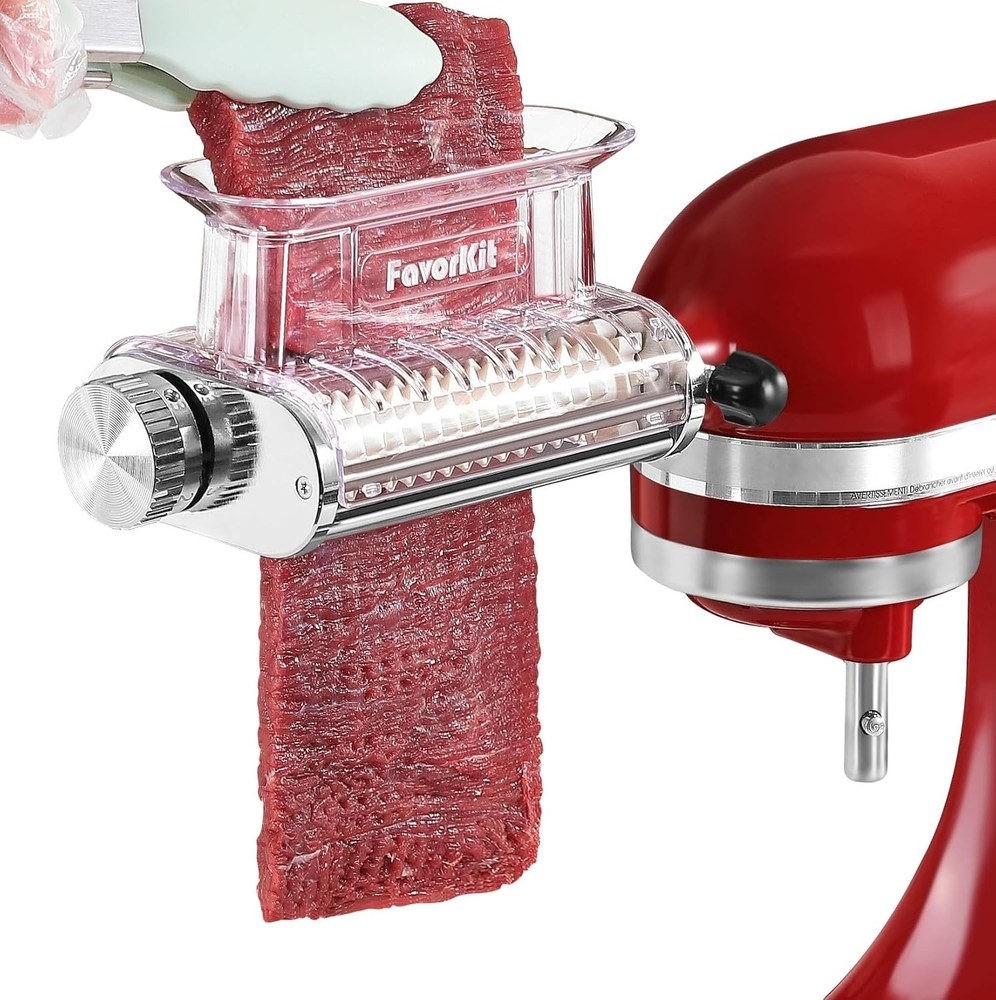 Adjustable 3 Thickness Meat Tenderizer Attachment for Kitchenaid Stand...
