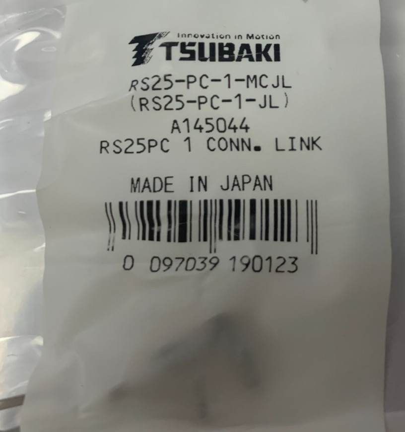 Tsubaki RS25-PC-1 Roller Chain New