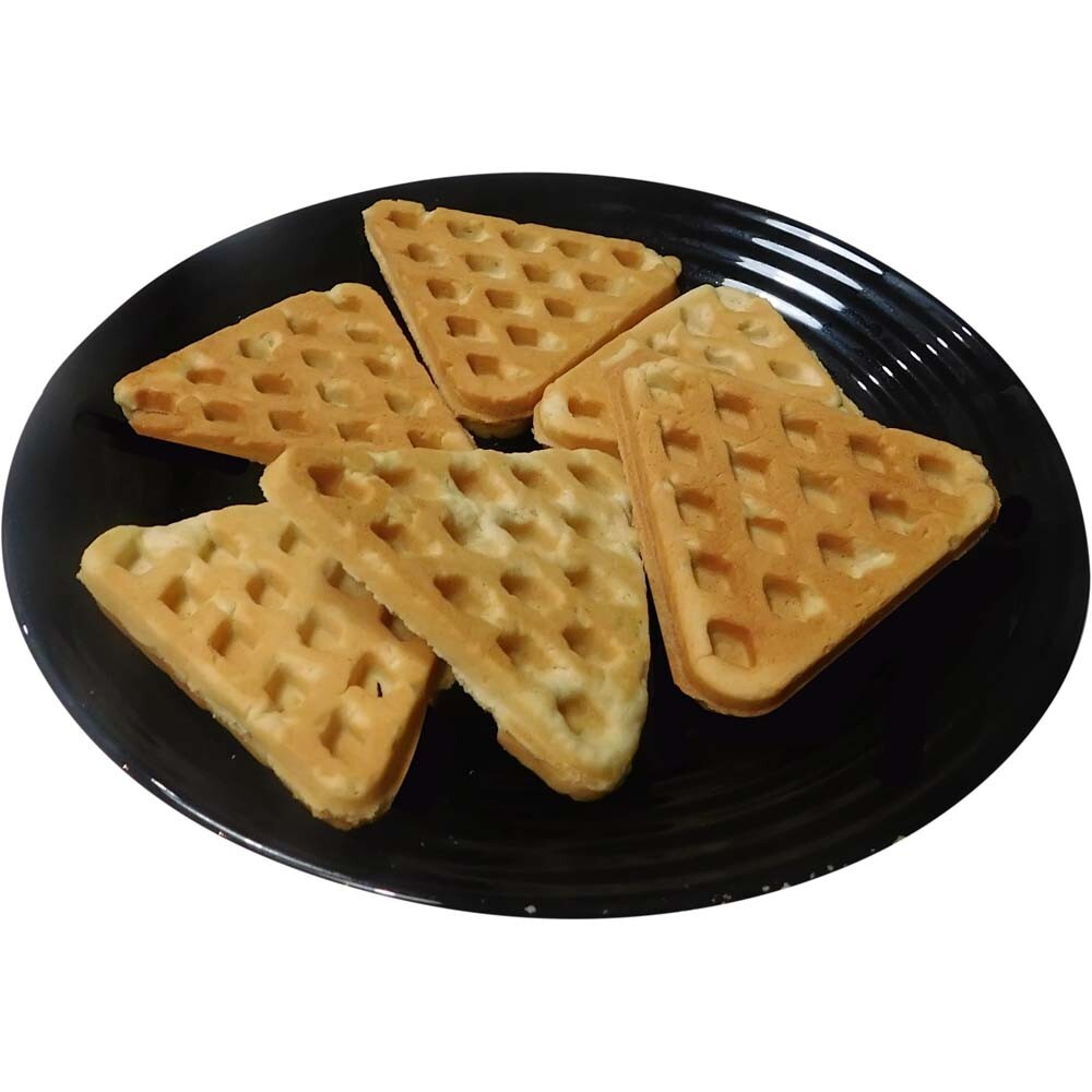 BAKING PAN FOR TRIANGULAR HERRINGBONE COOKIES