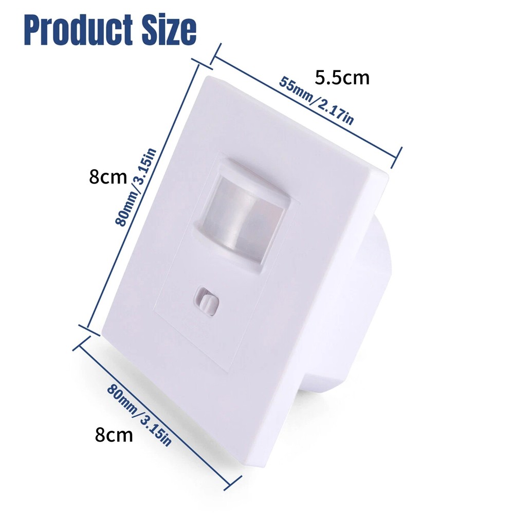 Motion Detector Switch AC100-240V High Quality Replacement for Light Control