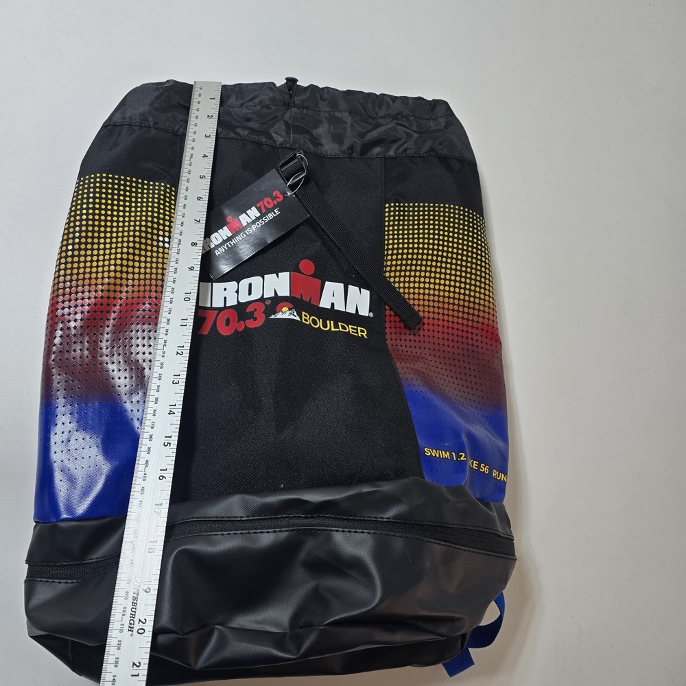 Ironman 70.3 Boulder Backpack Triathlon Gear Bag NWT