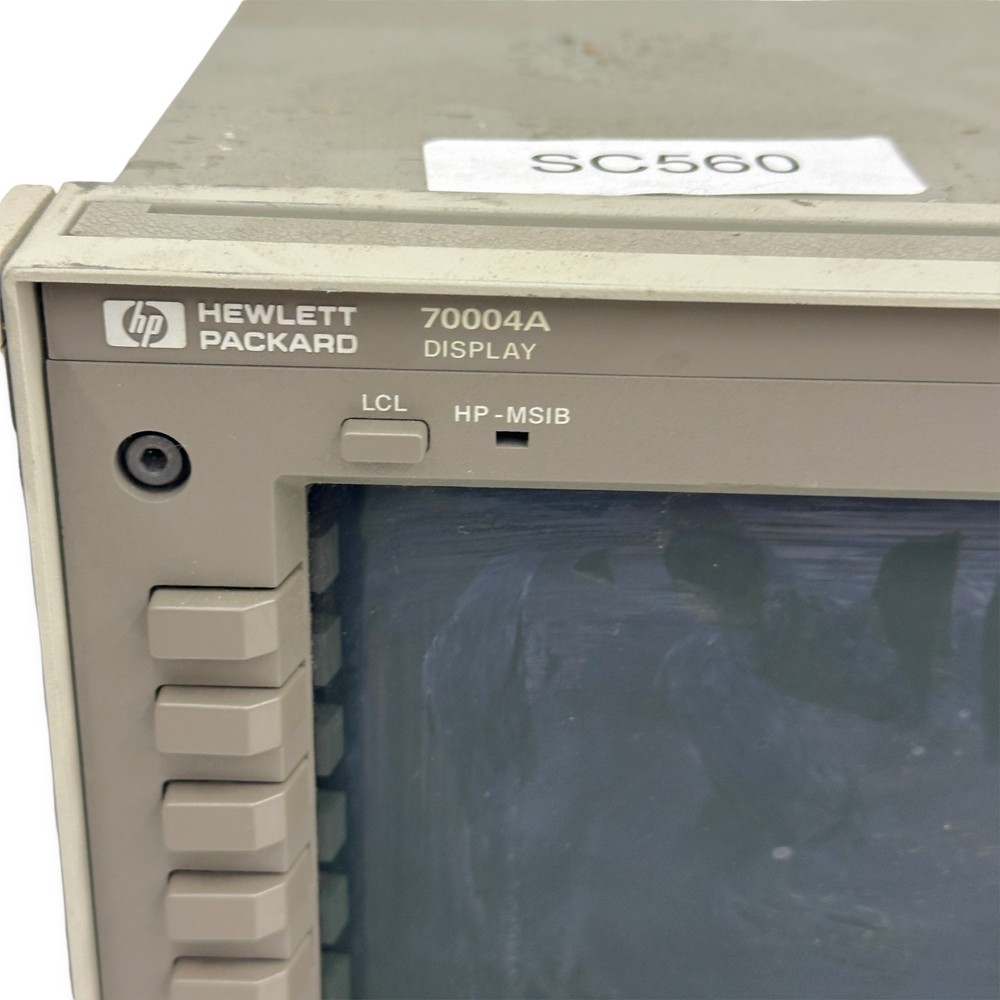 Hewlett Packard HP 70004A Color Display - Spectrum Analyzer Mainframe, Tested