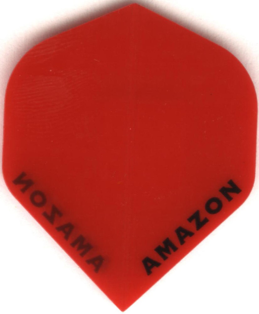 RED AMAZON Dart Flights: 3 per set