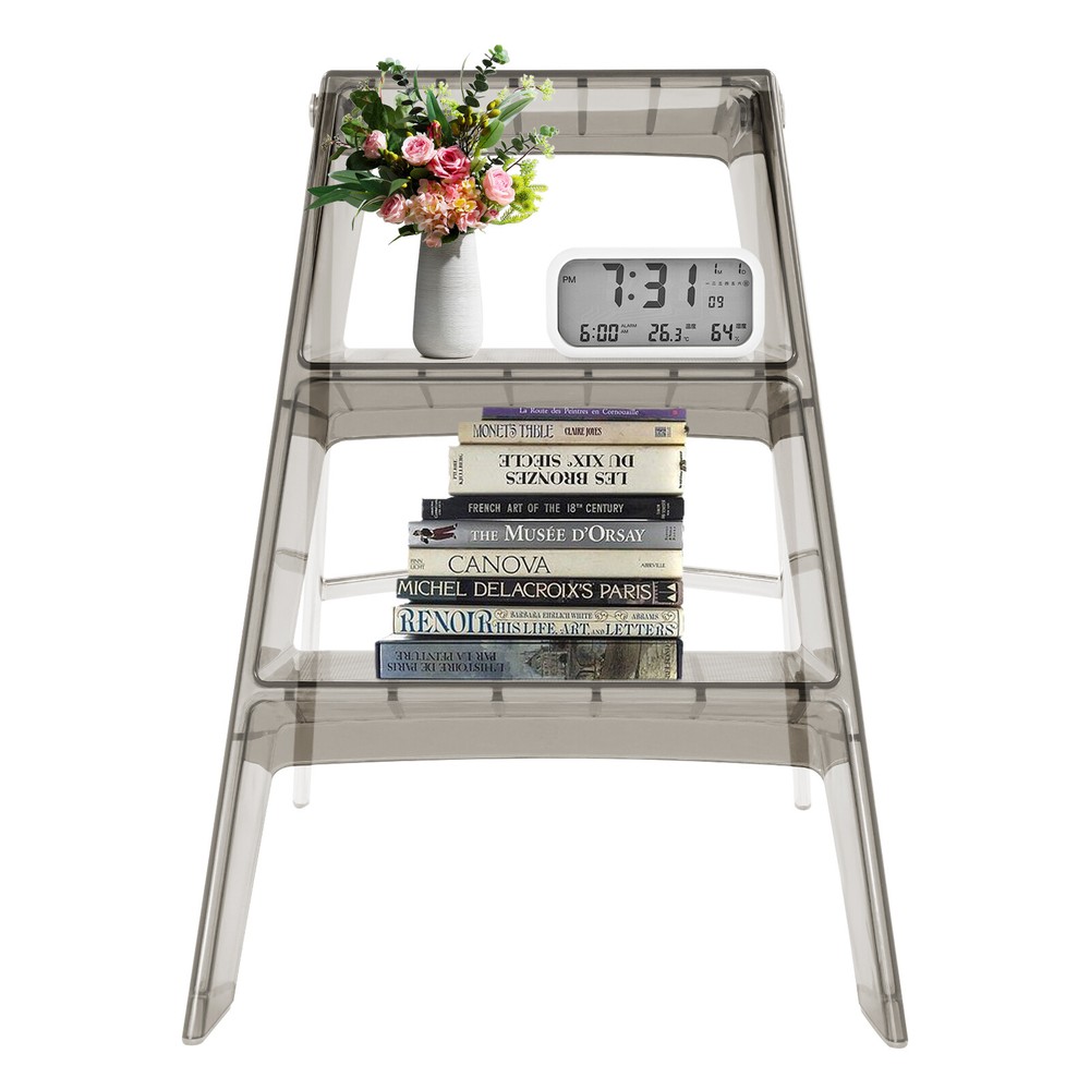 Modern Folding Step Stool, 3 Steps, Space-Saving Design, Durable & Stylish