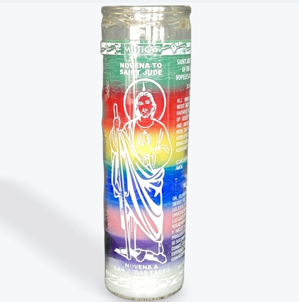 San Judas 7 Color Candle