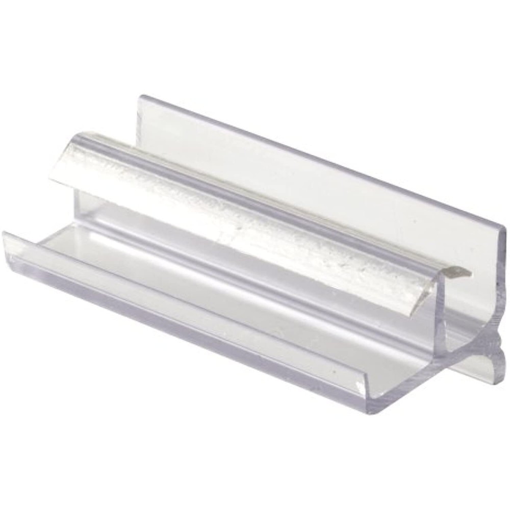 Slide-Co 193086 Shower Door Bottom Guide, Clear , Gray