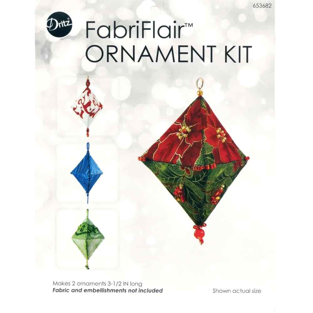 FabriFlair Trilliant Ornament Kit, Dritz