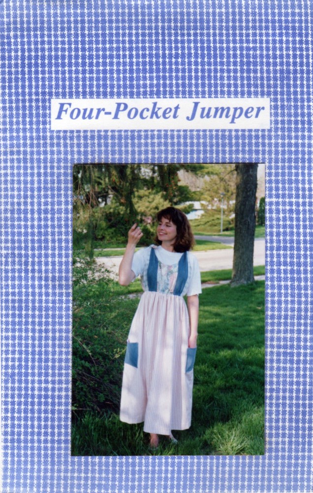 Cero Applique Sewing Pattern 111 "Four-pocket Jumper" Pieced Front Bodice S-M-L