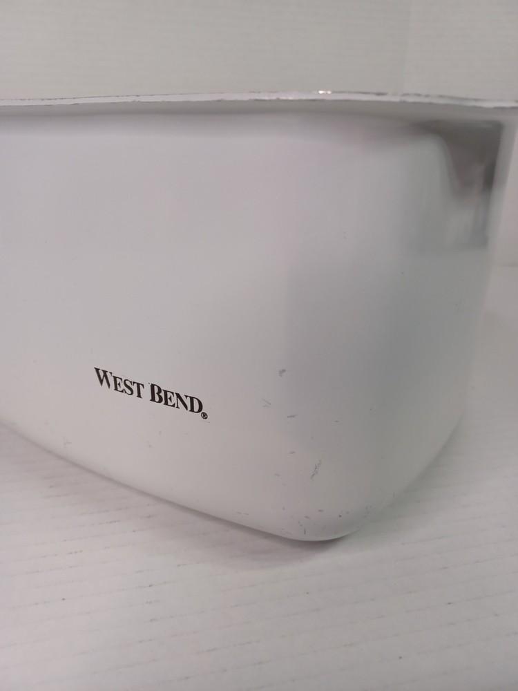 Vtg West Bend Slow Cooker Pot Only - White