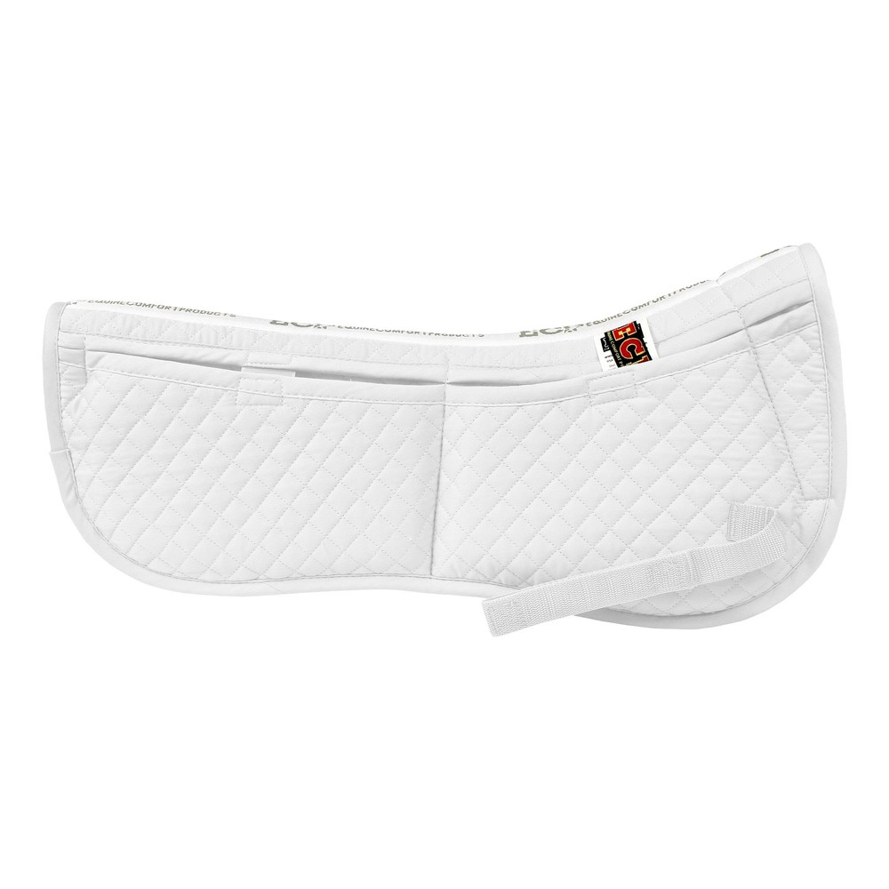 Adjustable Memory Foam Half Saddle Pad Prevents Injuries Equestrian Use