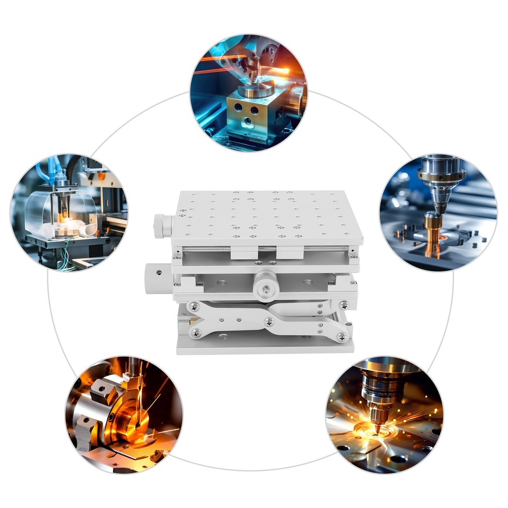 210*150mm 3D Laser Marking Machine Mobile Workbench XYZ Axis Moving Table 3 Axis