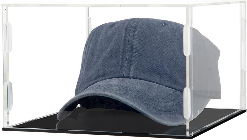 Hat Display Case Baseball Football Cap Stand Holder Clear