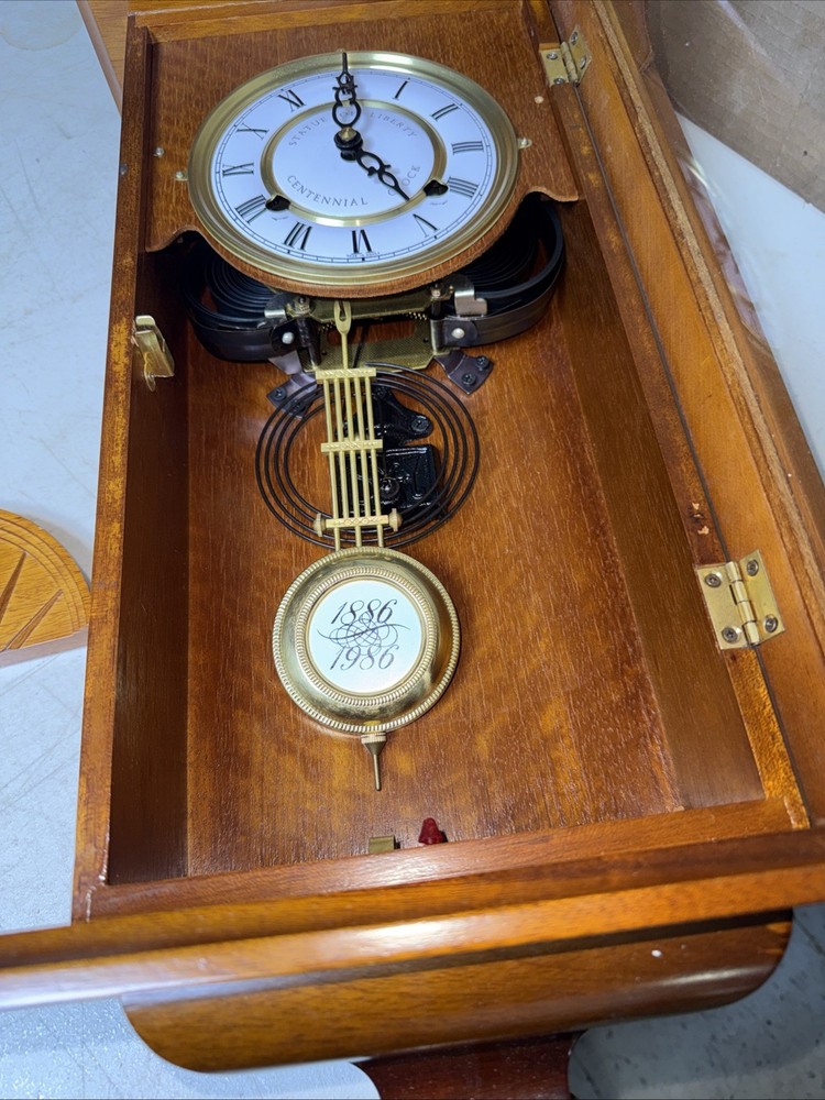 Statue Of Liberty Centennial Clock Us Commemorative Society Missing 2 Finials￼￼
