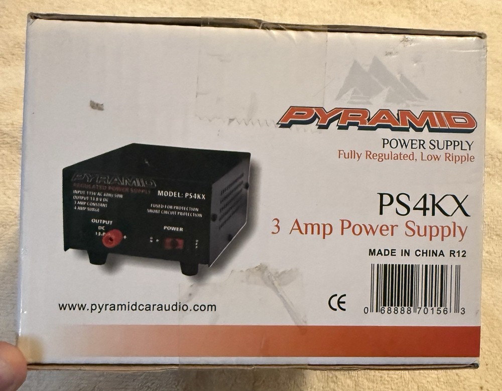 NEW Pyramid PS4KX 3 AMP Power Supply