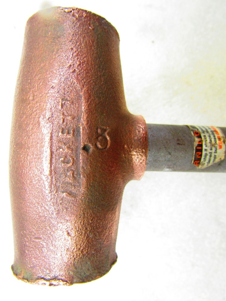 Brass head hammer, 3 b by Hackett