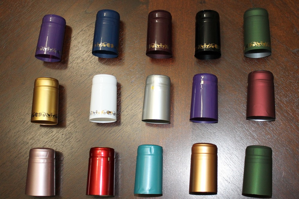 Shrink Capsules w/TearTabs, 30pk for wine bottles, wine making, homebrew, caps