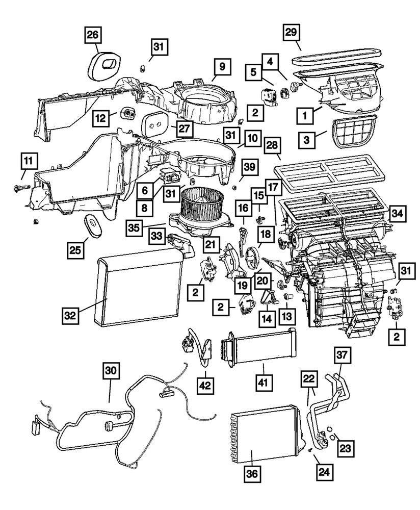 Genuine Distribution Housing 68020231AB