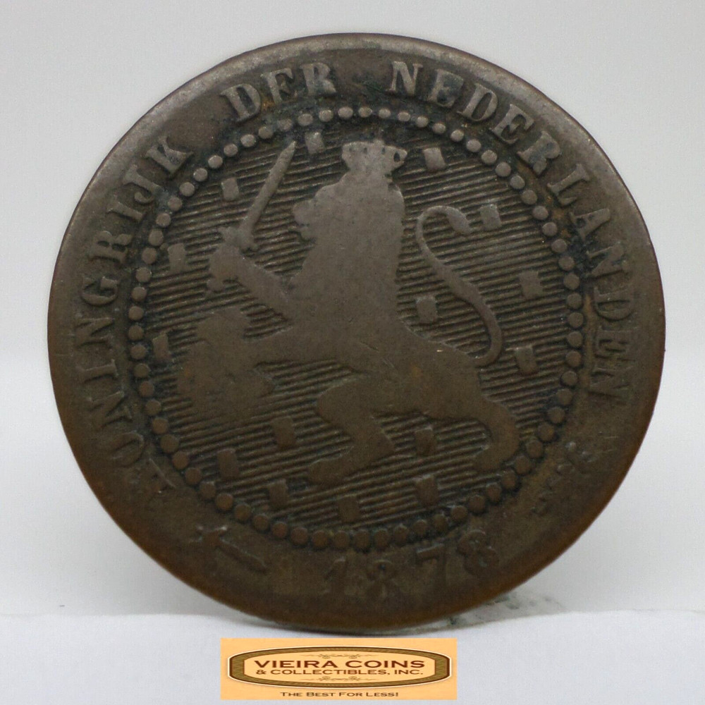 1878 Netherlands 1 Cent - #C45367NQ