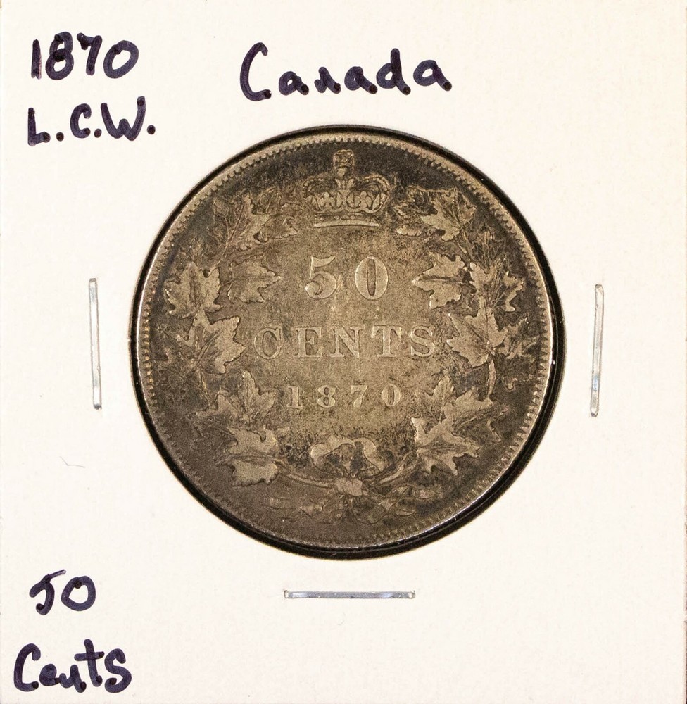 1870 L.C.W. Canada 50 Cents