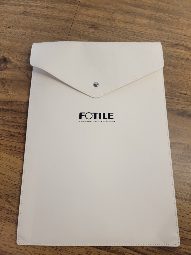 Fotlite White Folder Sleeve A Breath Of Fresh Engineering
