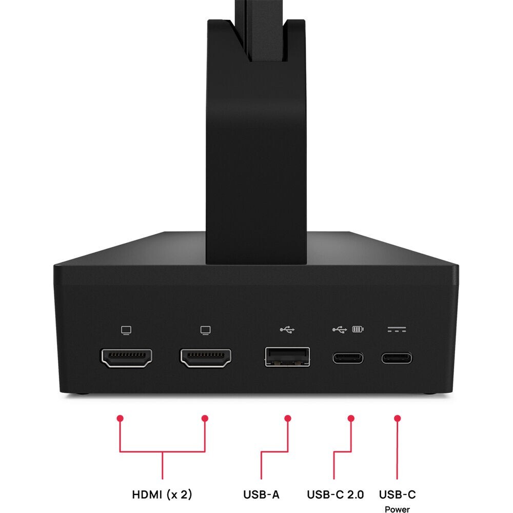 Brydge Surface Laptop Vertical Dock for Surface Laptop Go - Black