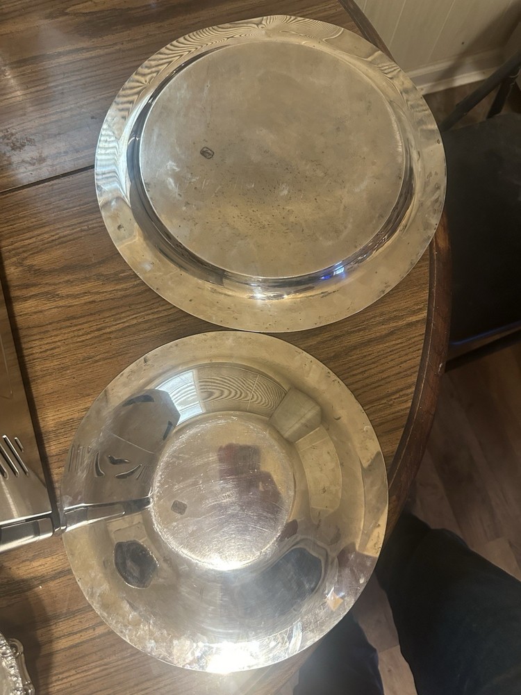 Silver Platted Plates