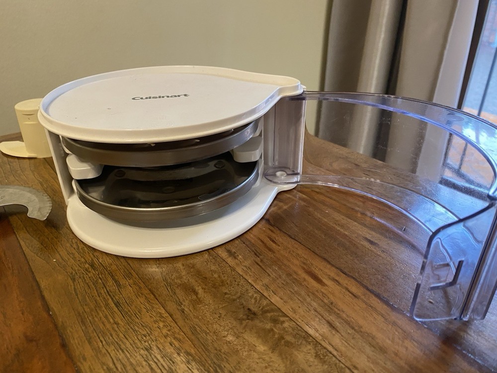Cuisinart 11 Cup Food Processor Silver Black with Blades, Discs, Storage Case