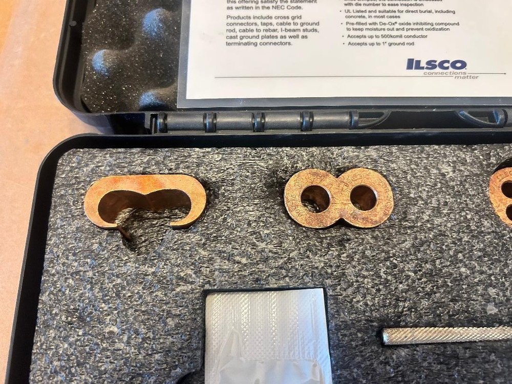 Ilsco Irreversible Copper Compression Grounding Connectors in Case