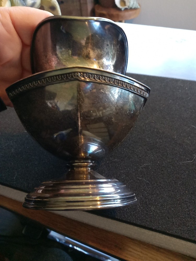 Knickerbocker Smith Electro plate On Nickel Silver Colonial Creamer