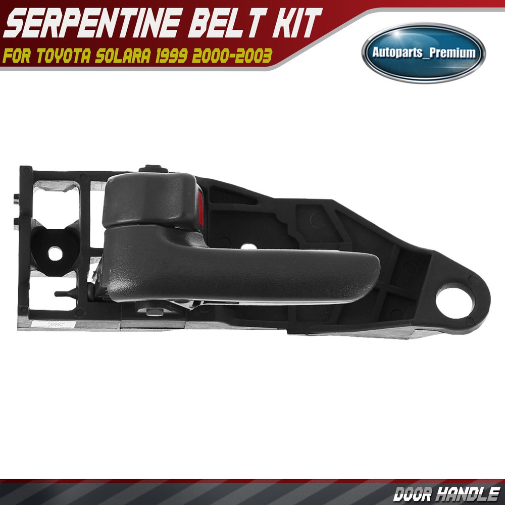 Front Driver Side Shadow Gray Interior Door Handle for Toyota Solara 1999-2003