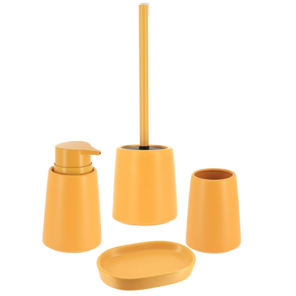 SMOOTH Bathroom Accessory Set-4 pieces - Stylish & Functional