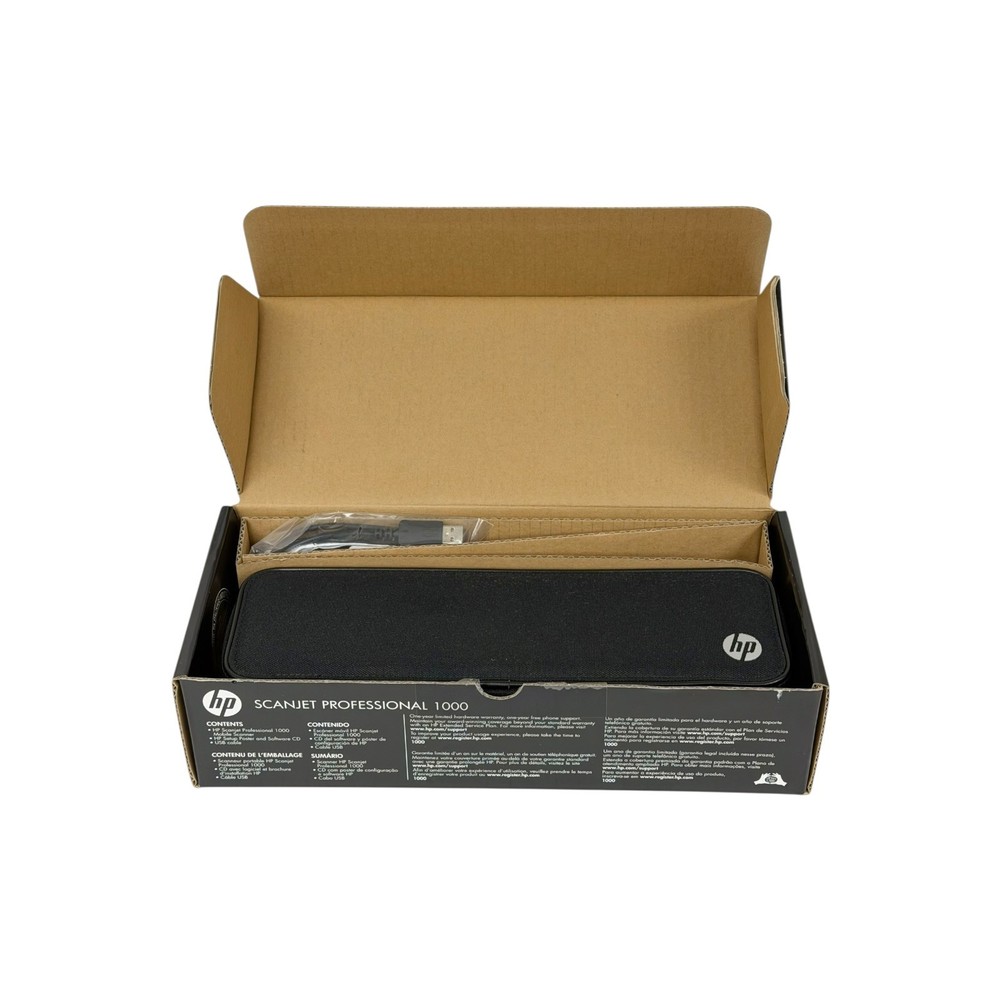 HP Scanjet Professional 1000 Mobile Document Scanner w/Case & USB Cable Grade A!