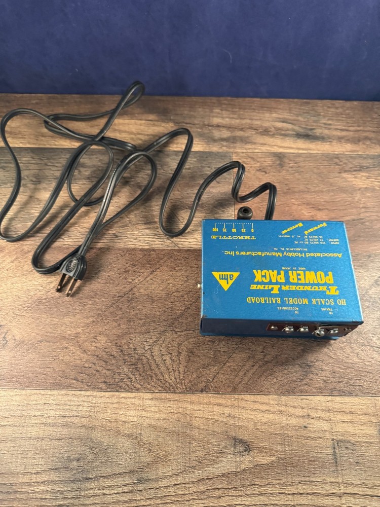 THUNDER LINE POWER PACK TRANSFORMER - MADE IN JAPAN - HO Model Railroad-UNTESTED